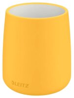 LEITZ Stiftehalter Cosy gelb Keramik 8,7 x 8,7 x 10,8 cm
