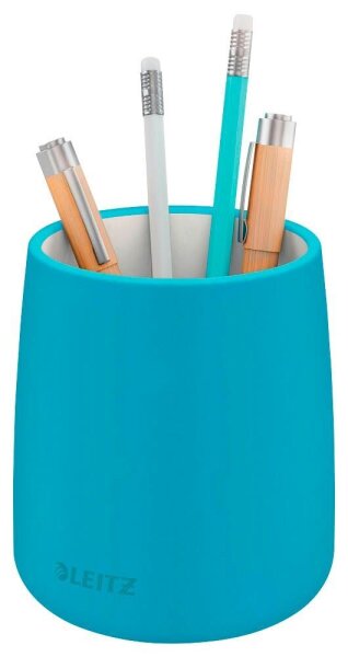 LEITZ Stiftehalter Cosy blau Keramik 8,7 x 8,7 x 10,8 cm