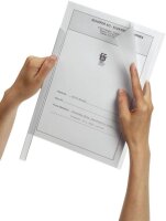 DURABLE Klemmschienen schwarz DIN A4 80 Blatt, 25 St.
