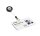 DURABLE Namensschilder mit Clip 8,5 x 5,4 cm, 10 St.