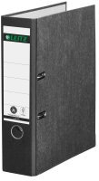 LEITZ 1080 Ordner schwarz marmoriert Karton 8,0 cm DIN...