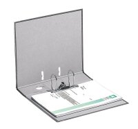 LEITZ 1080 Ordner schwarz marmoriert Karton 8,0 cm DIN...