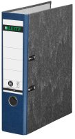 LEITZ 1080 Ordner blau marmoriert Karton 8,0 cm DIN A4, 1...