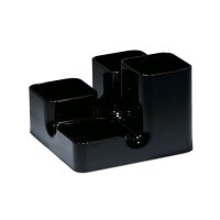 arlac® Stiftehalter schwarz Polystyrol 4 Fächer...