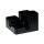 arlac® Stiftehalter schwarz Polystyrol 4 Fächer 13,0 x 13,0 x 9,0 cm