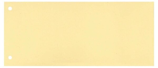 Wekre Trennstreifen gelb, 190 g/qm Karton 24,0 x 10,5 cm, 100 St.