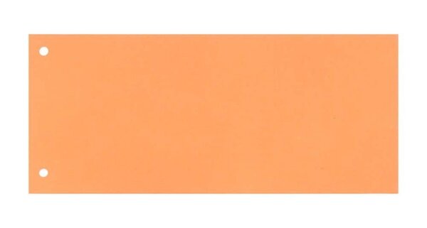 Wekre Trennstreifen orange, 190 g/qm Karton 24,0 x 10,5 cm, 100 St.