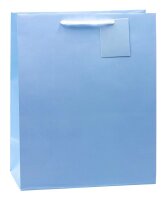 TSI Geschenktüten TRENDFARBEN dunkelrot, lia, grün, hellblau, gelb, rosa 26,0 x 32,0 cm, 12 St.