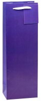 TSI Geschenktüten für Flaschen TRENDFARBEN dunkelrot, lia, grün, hellblau, gelb, rosa 12,0 x 36,0 cm, 12 St.