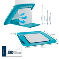 LEITZ Laptop-Ständer Ergo Cosy blau