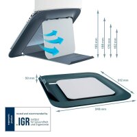 LEITZ Laptop-Ständer Ergo Cosy grau