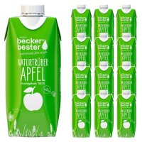 beckers bester NATURTRÜBER APFEL Direktsaft 12x 0,33...