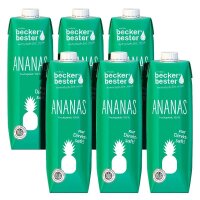 beckers bester ANANAS Direktsaft 6x 1,0 l