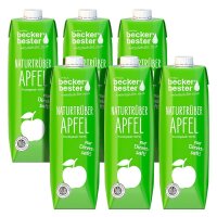 beckers bester NATURTRÜBER APFEL Direktsaft 6x 1,0 l...