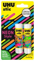 UHU Neon Edition Klebestifte 8,2 g, 2 St.