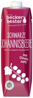 beckers bester SCHWARZE JOHANNISBEERE Fruchtnektar 6x 1,0 l
