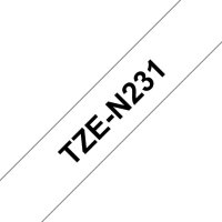 brother Schriftband TZe-N231 TZEN231, 12 mm, schwarz auf weiß, 1 St.