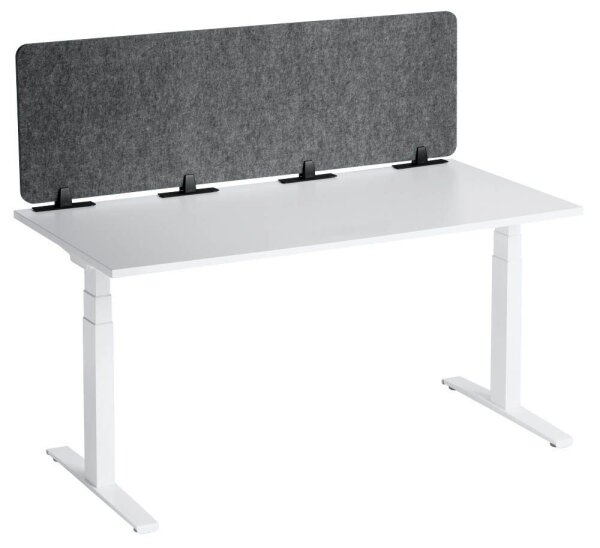 DURABLE Tischtrennwand EFFECT 313558, anthrazit 160,0 x 50,0 cm, 1 St.