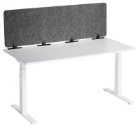 DURABLE Tischtrennwand EFFECT 313558, anthrazit 160,0 x...