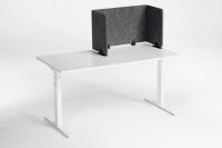 DURABLE Tischtrennwand EFFECT 313558, anthrazit 160,0 x 50,0 cm, 1 St.