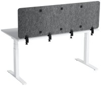 DURABLE Tischtrennwand EFFECT 313558, anthrazit 160,0 x...