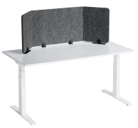 DURABLE Tischtrennwand EFFECT 313558, anthrazit 160,0 x 50,0 cm, 1 St.