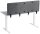 DURABLE Tischtrennwand EFFECT 313558, anthrazit 160,0 x 50,0 cm, 1 St.