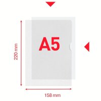 Esselte Sichthüllen Standard Plus 54850 DIN A5...