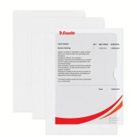 Esselte Sichthüllen Standard Plus 54850 DIN A5 transparent genarbt 0,12 mm, 100 St.