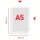 Esselte Sichthüllen Standard Plus 54850 DIN A5 transparent genarbt 0,12 mm, 100 St.