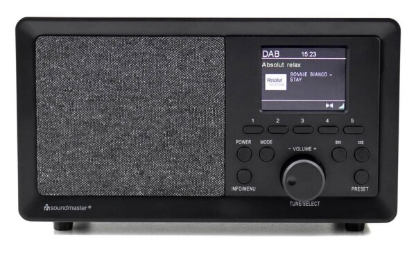 soundmaster DAB350SW DAB+ Empfänger schwarz