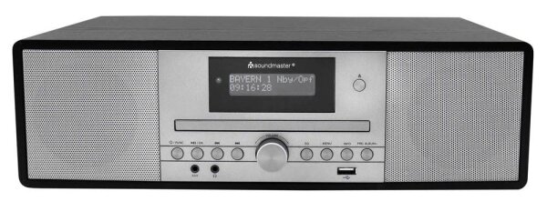 soundmaster DAB980SW HiFi-Anlage schwarz