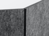 DURABLE Tischtrennwand EFFECT 313458, anthrazit 120,0 x 50,0 cm, 1 St.