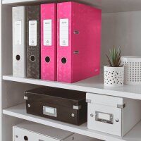 LEITZ Ordner pink Karton 8,0 cm DIN A4, 1 St.
