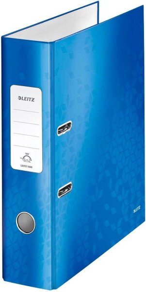 LEITZ Ordner blau Karton 8,0 cm DIN A4, 1 St.