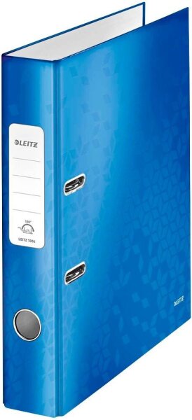 LEITZ Ordner blau Karton 5,0 cm DIN A4, 1 St.