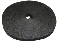 LABEL THE CABLE Klettband ROLL STRAP PRO schwarz 25,0 m x...