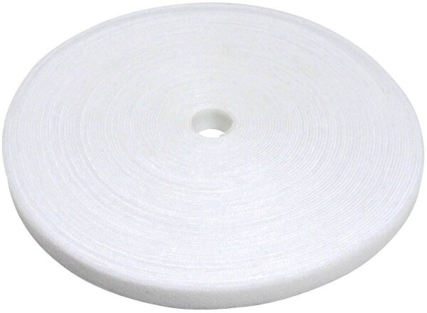LABEL THE CABLE Klettband ROLL STRAP PRO weiß 25,0 m x 1,6 cm, 1 St.