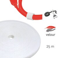 LABEL THE CABLE Klettband ROLL STRAP PRO weiß 25,0...