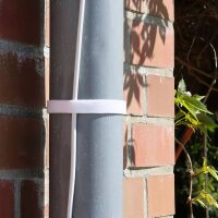 LABEL THE CABLE Klettband ROLL STRAP PRO weiß 25,0 m x 1,6 cm, 1 St.