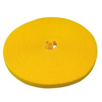 LABEL THE CABLE Klettband ROLL STRAP PRO gelb 25,0 m x...