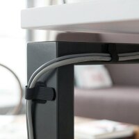 LABEL THE CABLE Klettkabelbinder WALL STRAPS PRO schwarz 9,0 cm x 1,6 cm, 50 St.