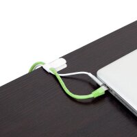 LABEL THE CABLE Klettkabelbinder WALL STRAPS PRO weiß 9,0 cm x 1,6 cm, 50 St.
