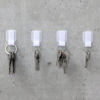 LABEL THE CABLE Klettkabelbinder WALL STRAPS PRO weiß 9,0 cm x 1,6 cm, 50 St.
