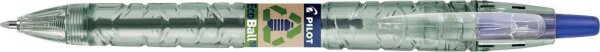 PILOT Kugelschreiber B2P „Bottle 2 Pen“ ECOBALL transparent/grün, Schreibfarbe: blau, 1 St.