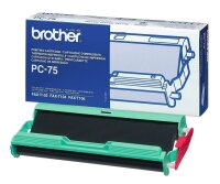 brother PC-75 schwarz Thermo-Druckfolie, 1 Rolle