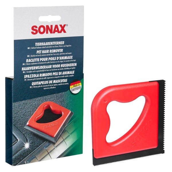 SONAX Tierhaarbürste rot, 1 St.