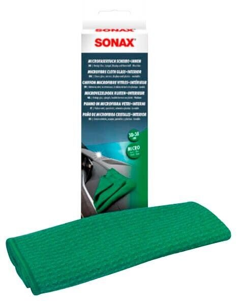 SONAX Scheibe+Innen Mikrofasertuch 40 °C waschbar, 1 St.