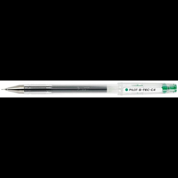 PILOT G-Tec C4 0.4 Gelschreiber transparent 0,4 mm, Schreibfarbe: grün, 1 St.