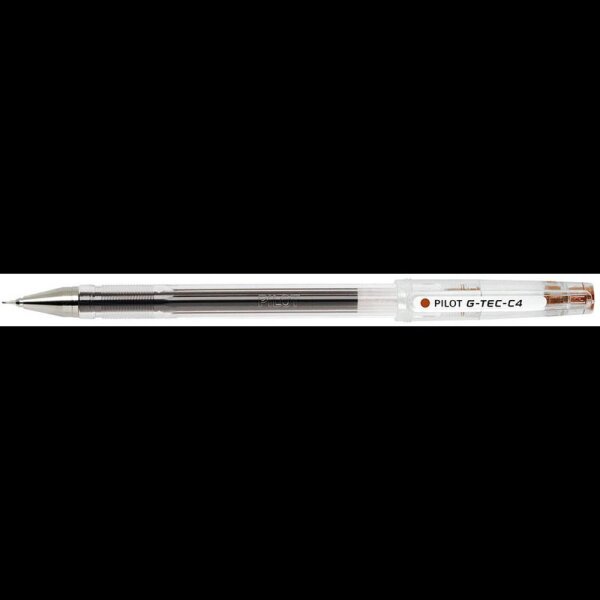 PILOT G-Tec C4 0.4 Gelschreiber transparent 0,4 mm, Schreibfarbe: braun, 1 St.